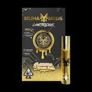Muha med cart 1000MG Banana Cream Cake