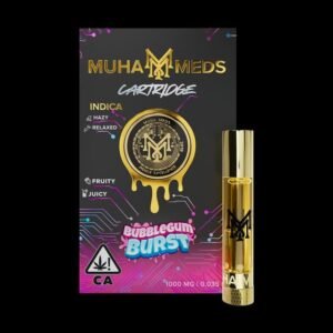 Muha med cart 1000MG Bubblegum Burst