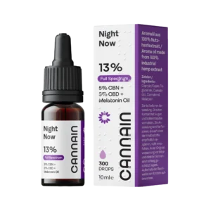 Cannain Night Now 13% Full Spectrum Öl – CBN 5% CBD 5% Melatonin - Cannabis Store Vienna
