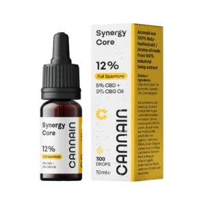 Cannain Synergy Core 12% Full Spectrum Öl – CBD 5% CBG 5% - Cannabis Store Vienna