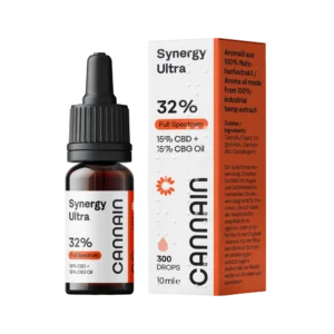 Cannain Synergy Ultra 32% Full Spectrum Öl – CBD 15% CBG 15% - Cannabis Store Vienna