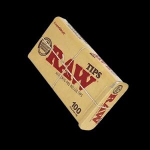 RAW Pre-Rolled Filter Tips – 100 pieces