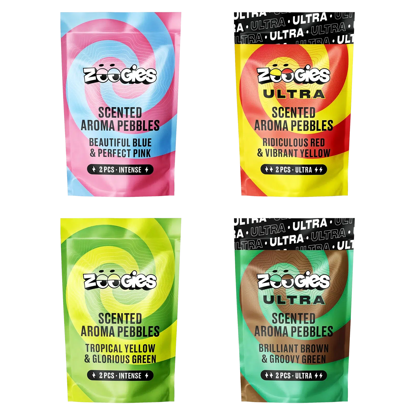 ZOOGIES Scented Aroma Pebbles 4x Starter Mix - Colour Bundle - Cannabis Store Vienna