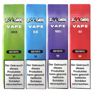 ZOOGIES Vape Set 4 Farben - Cannabis Store Vienna